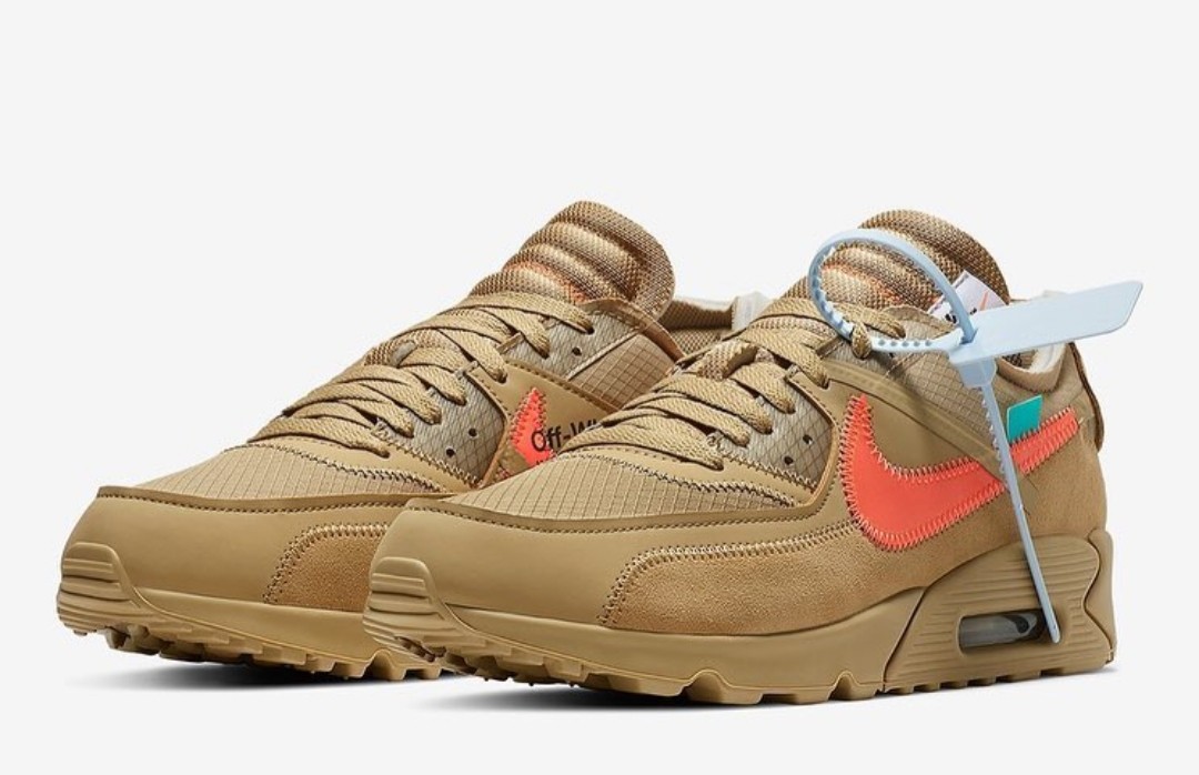 OW AIRMAX 90 DESERT ORE, Men's Fashion