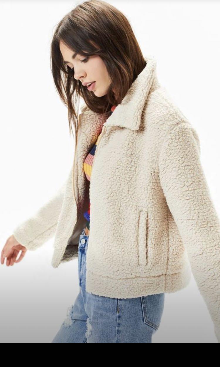 PacSun LA Hearts Teddy Jacket