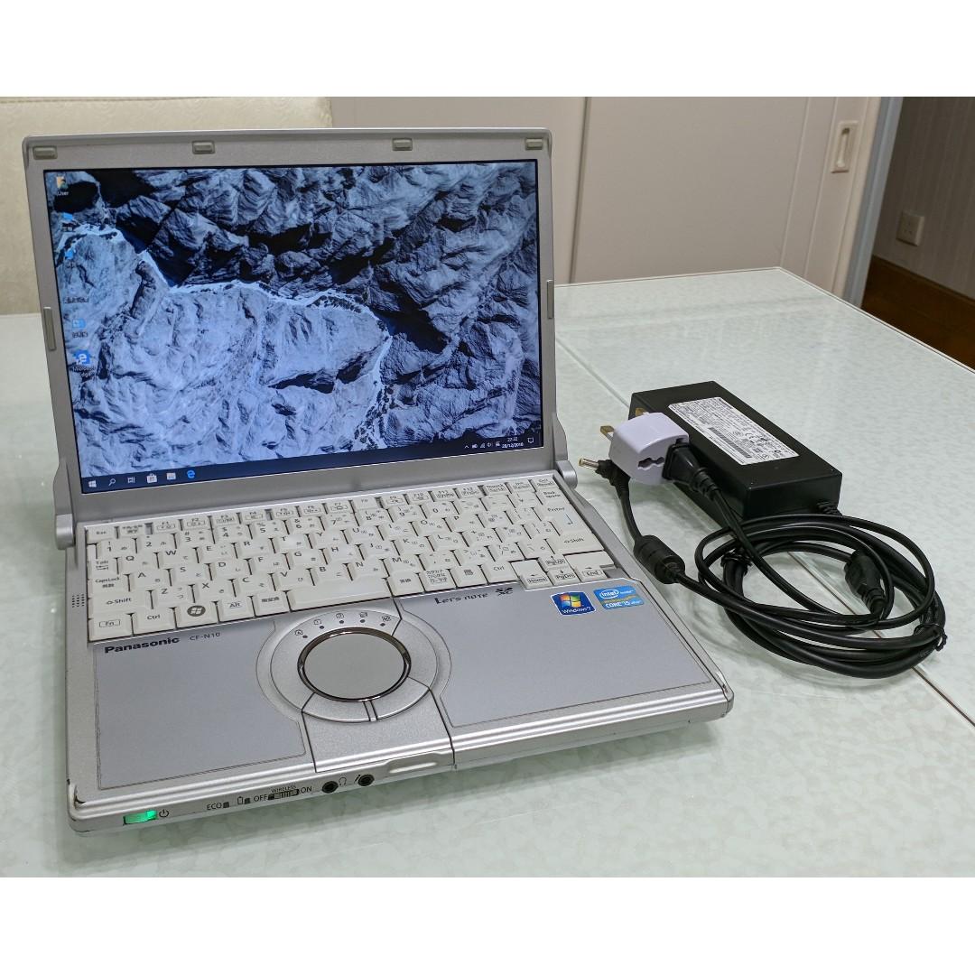 Panasonic Let's Note CFN10 12.1" Lightweight Laptop (Made in Japan