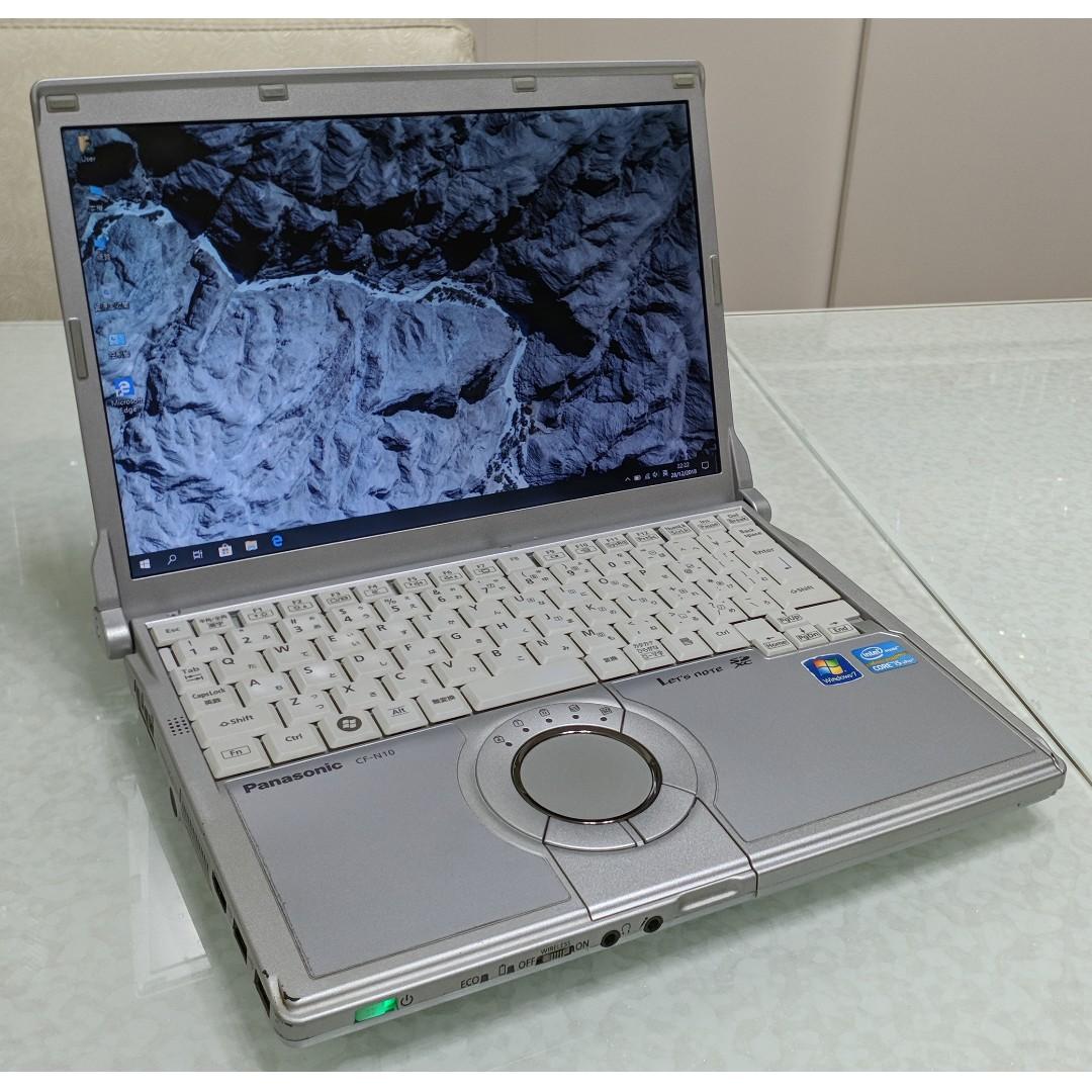 Panasonic Let's Note CFN10 12.1" Lightweight Laptop (Made in Japan