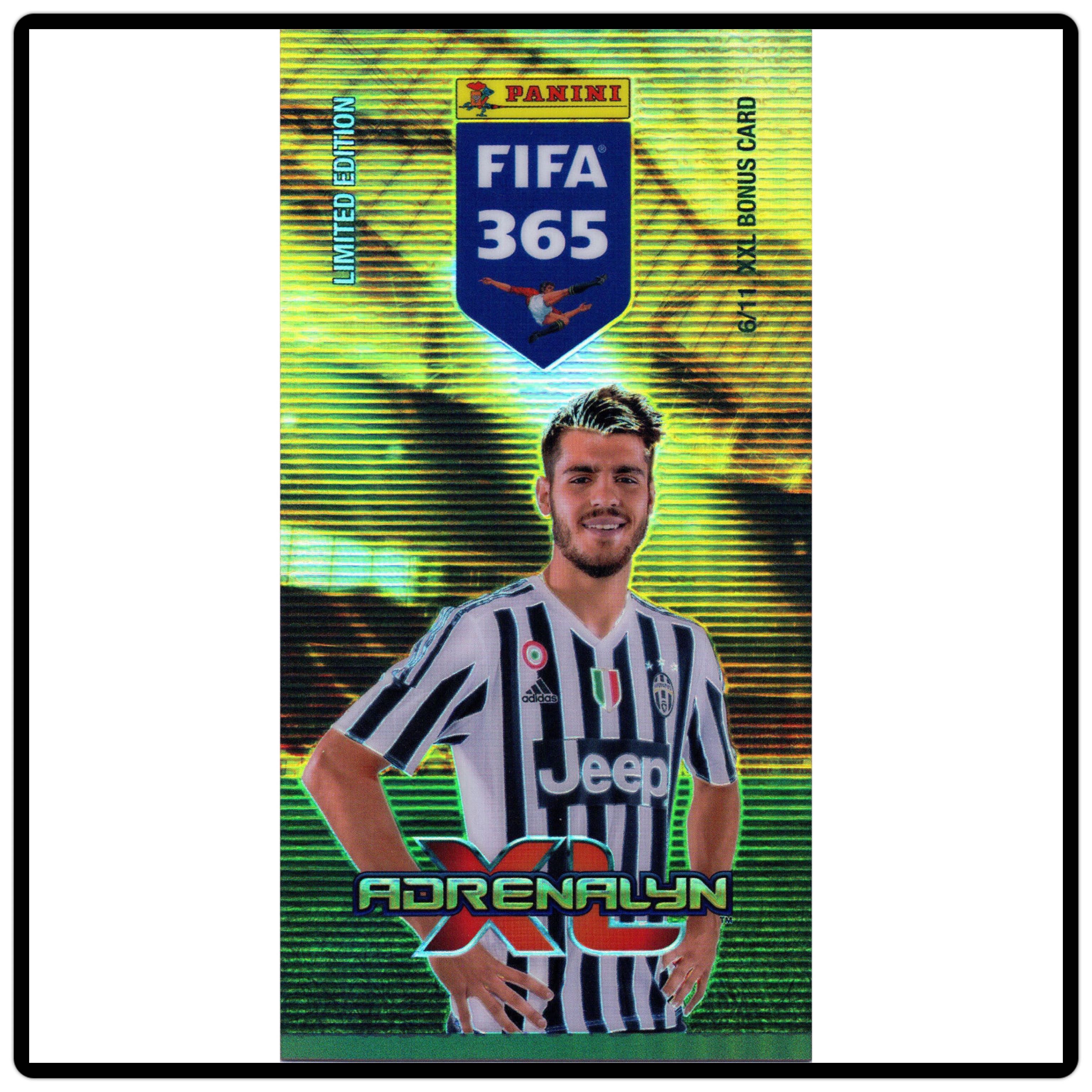 Panini Adrenalyn XL FIFA 365 XXL Bonus Card 