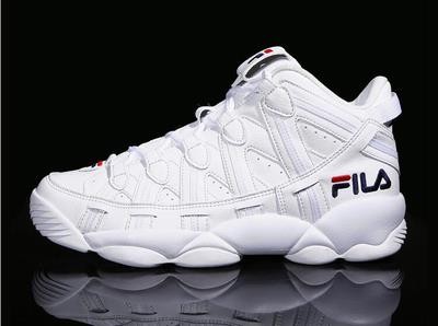 fila spaghetti white red