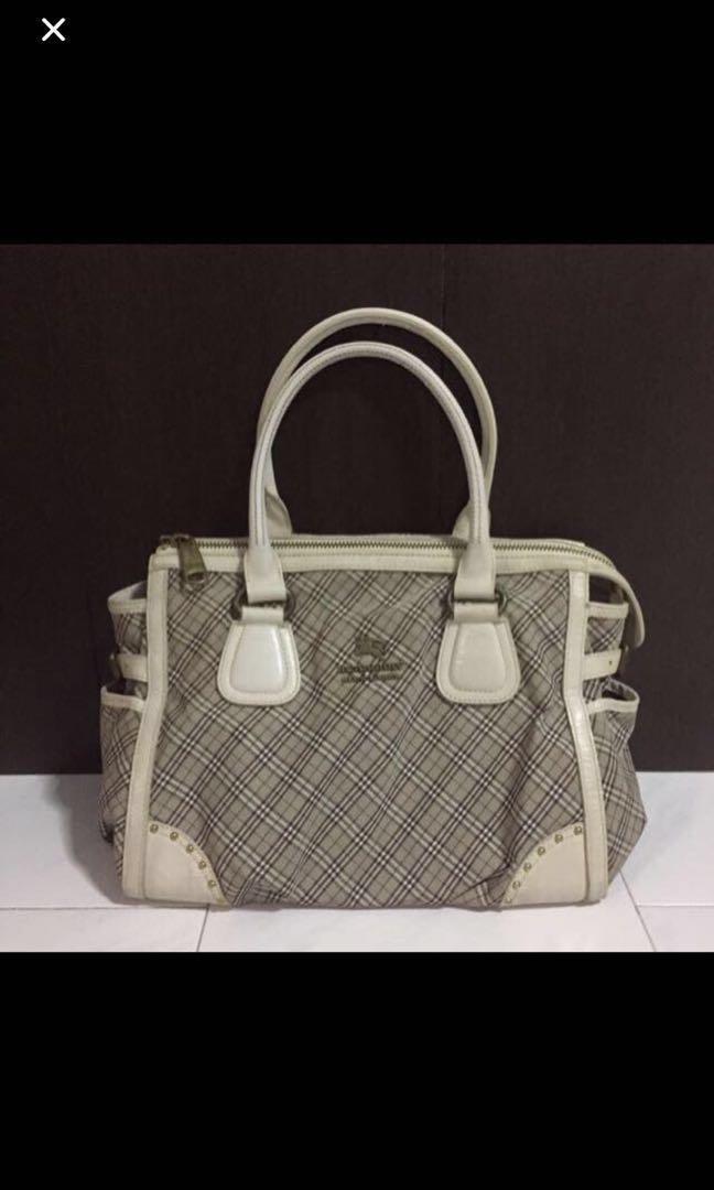 burberry clear bag