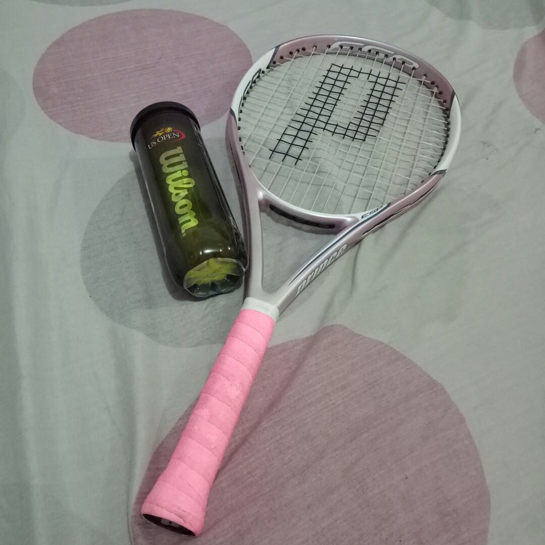 Prince Tennis Racket (Pink), Sports Equipment, Sports & Games, Racket