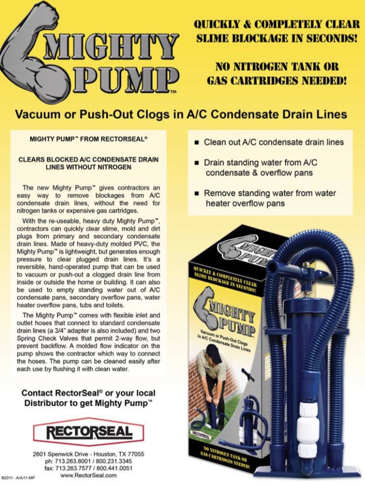 Pump for aircon drain pipe (Rectorseal Mighty Pump), Everything Else on