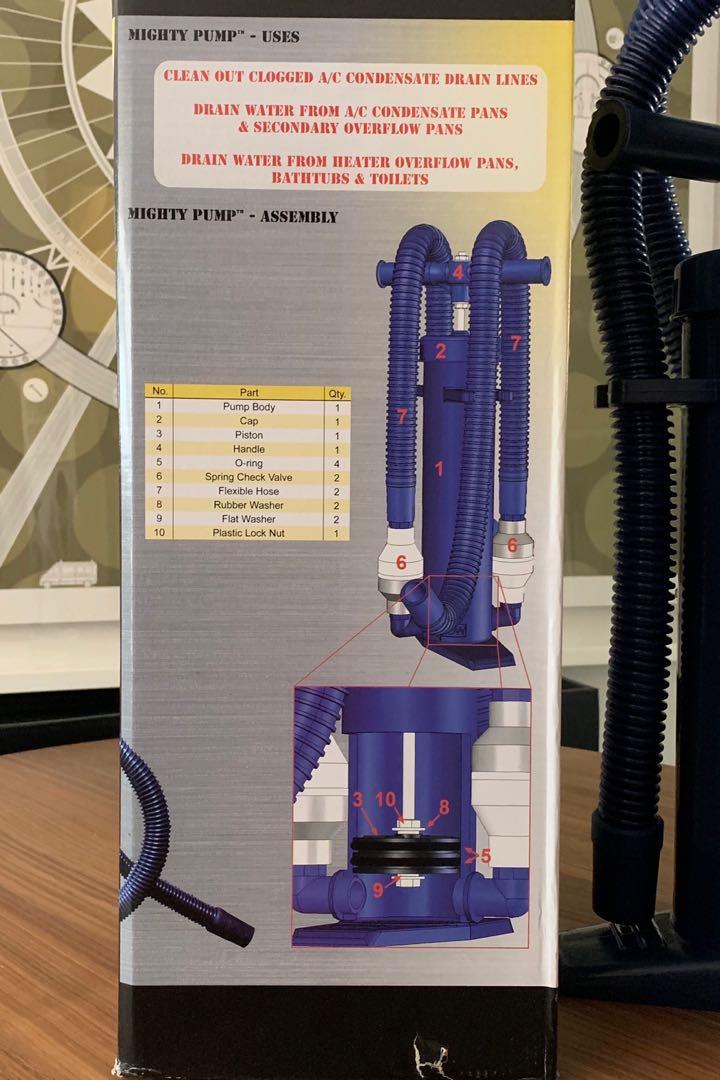 Pump for aircon drain pipe (Rectorseal Mighty Pump), Everything Else on