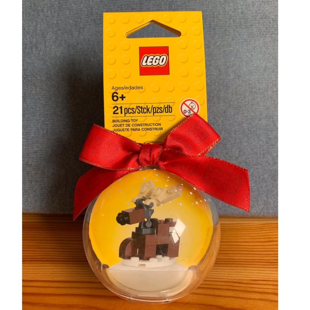 lego reindeer ornament