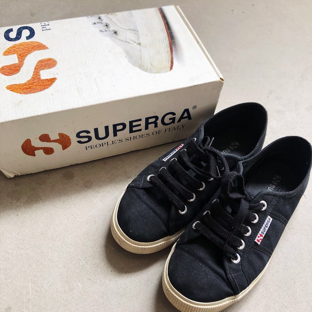 Superga 2950 Cotu in Black, Women's 