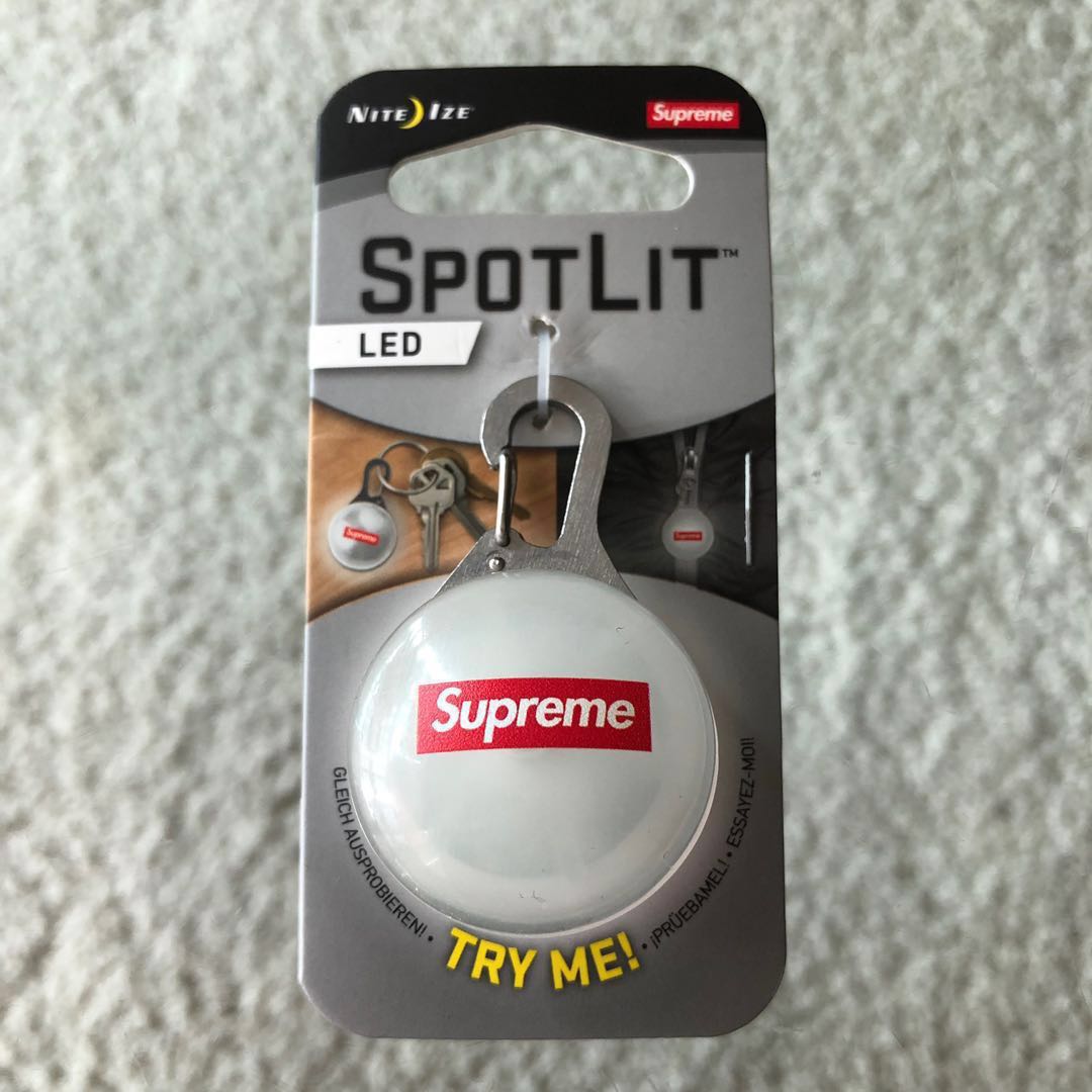 supreme spotlight keychain
