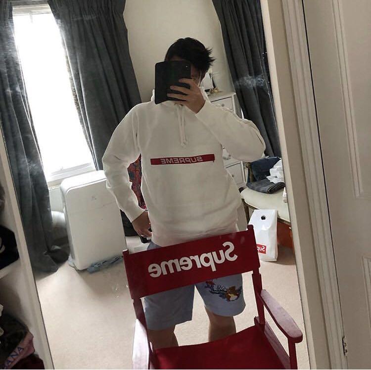 zip pouch hooded sweatshirt