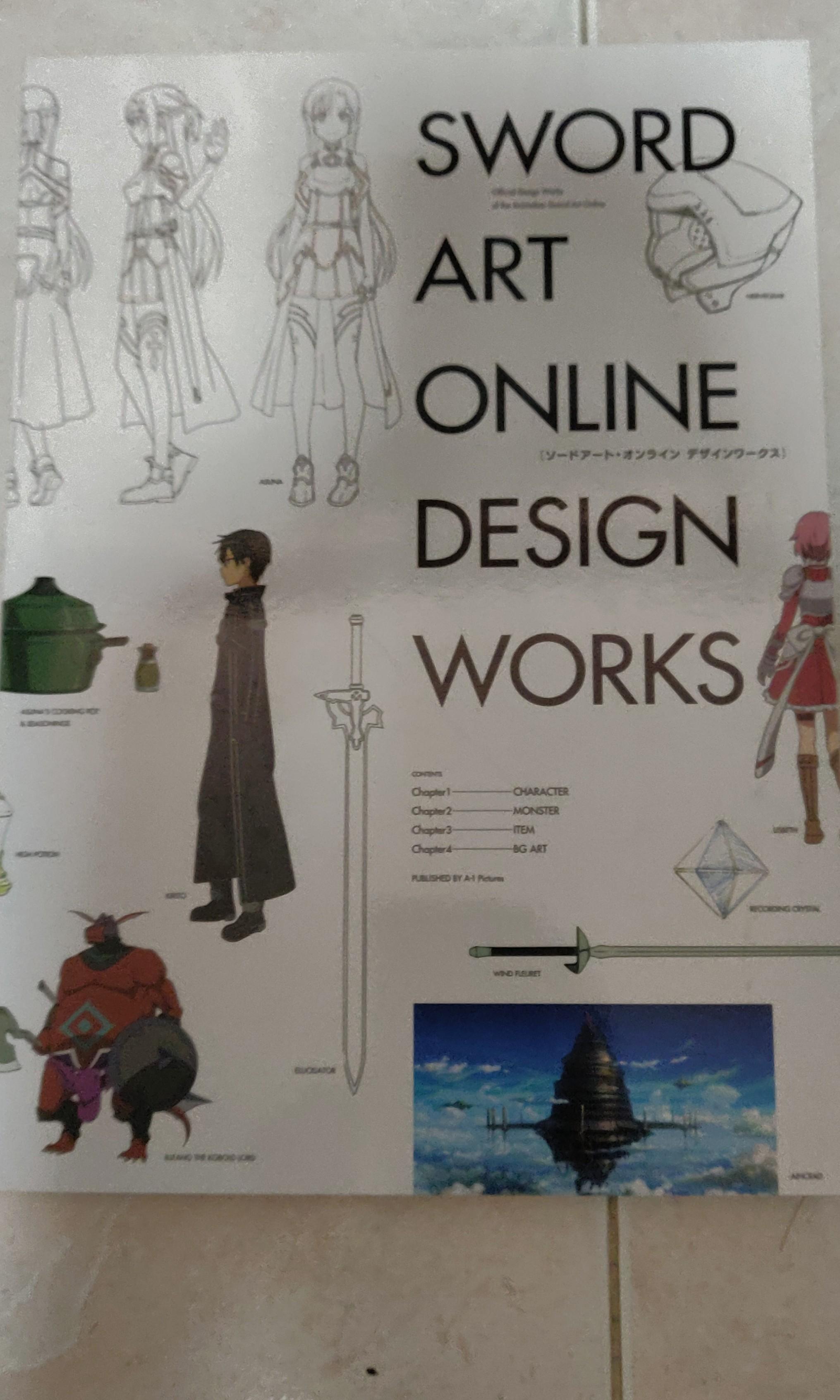 Sword Art Online Design Works Books Stationery Magazines Others On Carousell