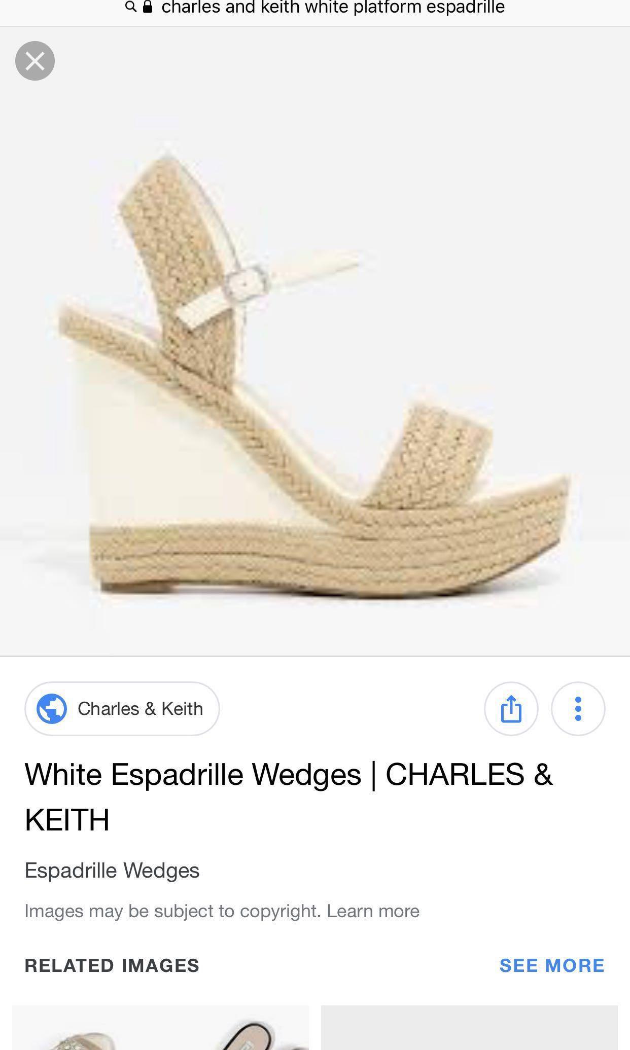 women's white espadrille wedge shoes
