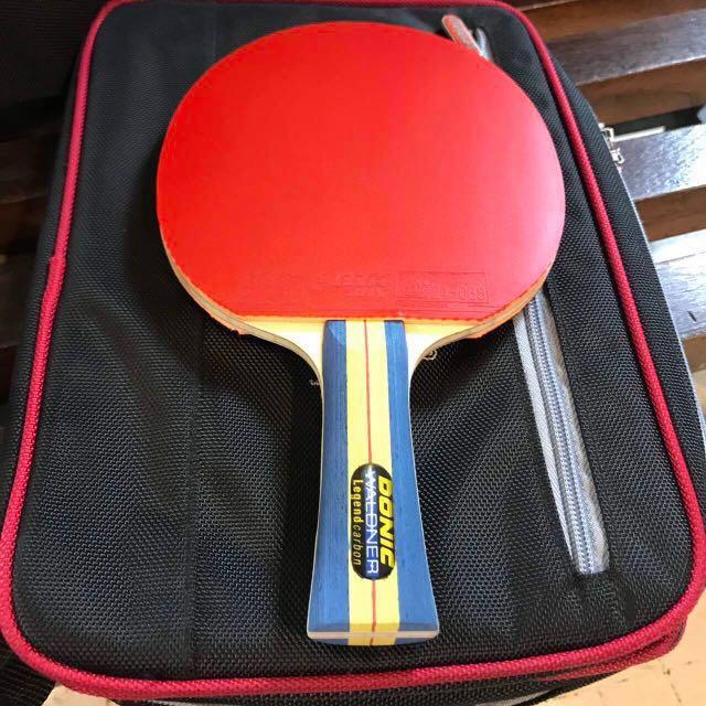 Table Tennis Racket, Sports Equipment, Sports & Games, Racket & Ball