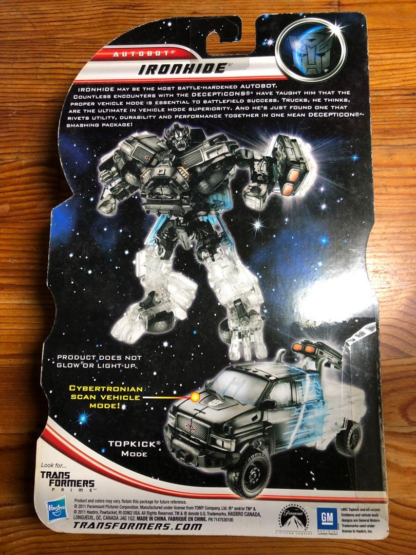 Transformers The Scan Series Deluxe Ironhide, Hobbies & Toys, Toys ...