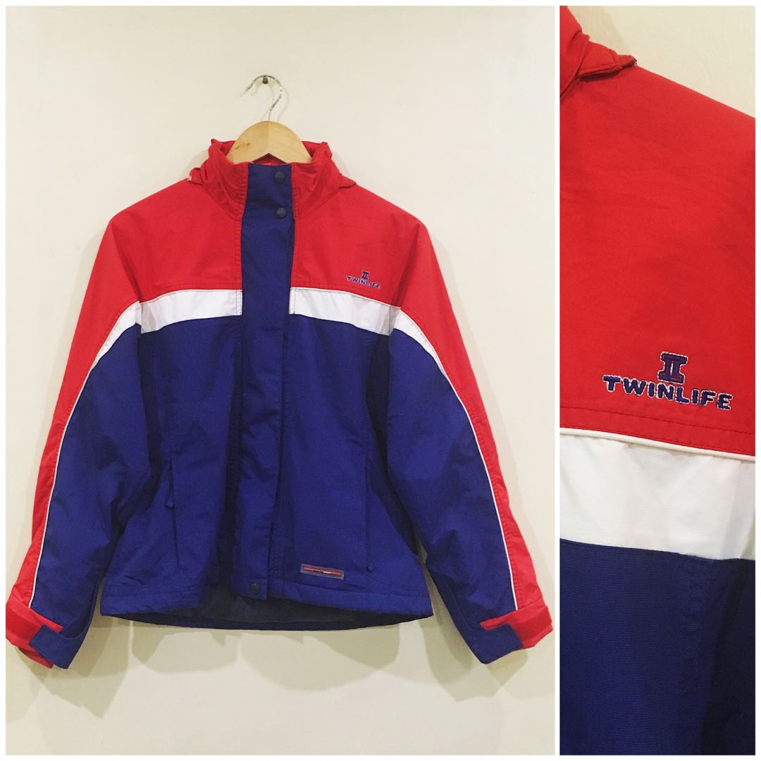 Twinlife Tri Color Sports Jacket, Men's Fashion, Activewear on Carousell