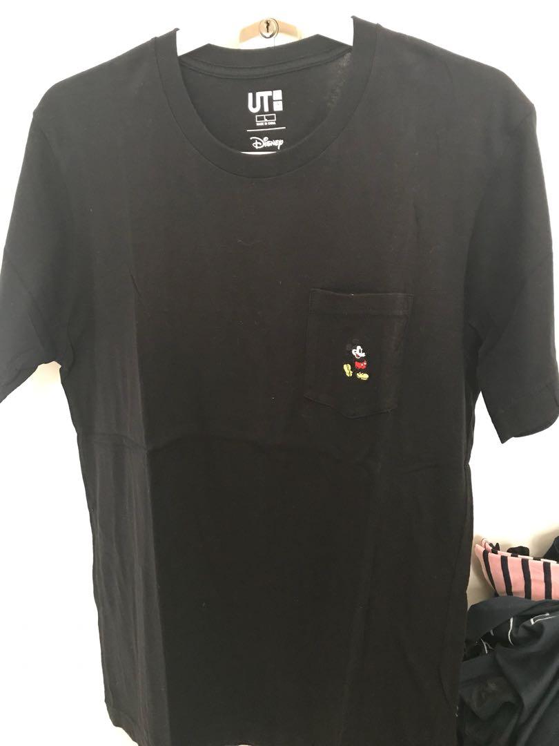 kaos uniqlo mickey mouse