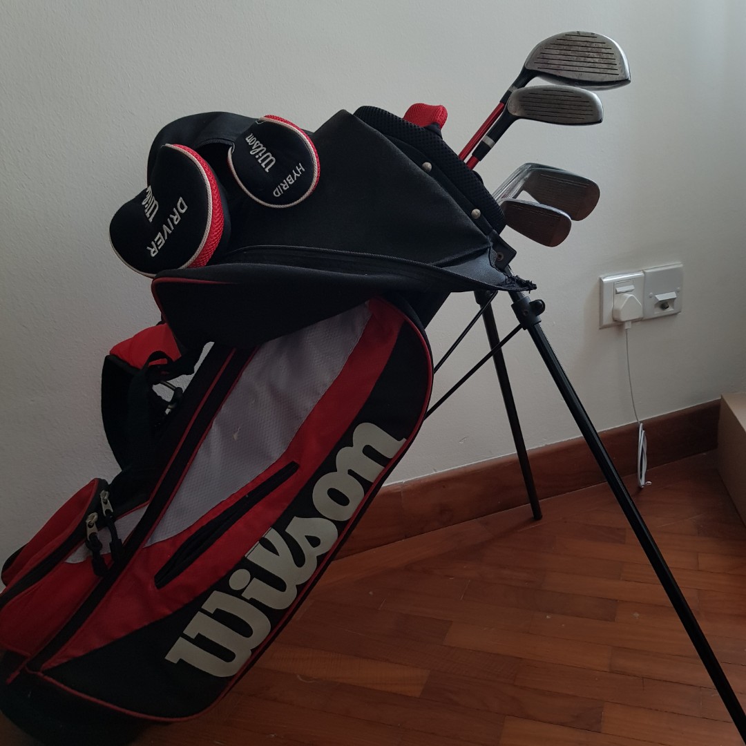 Wilson kids golf clubs clearance