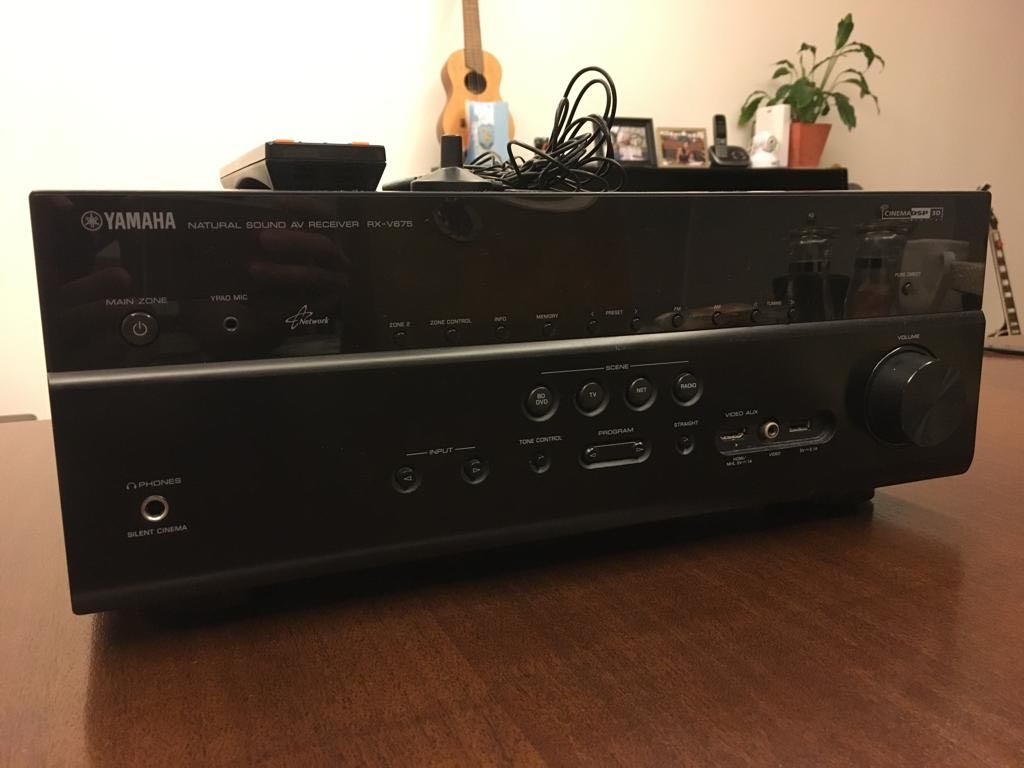 Yamaha home theatre amplifier, model RX V675, Audio, Soundbars