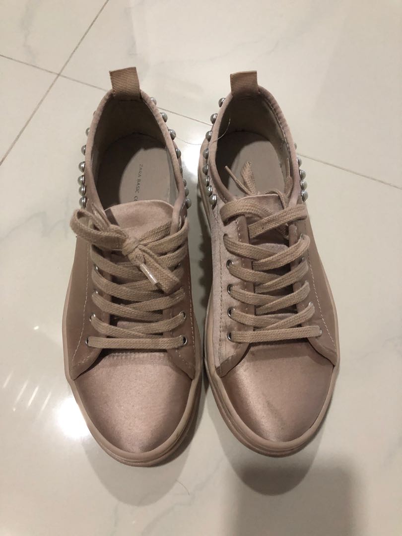 zara canvas shoes