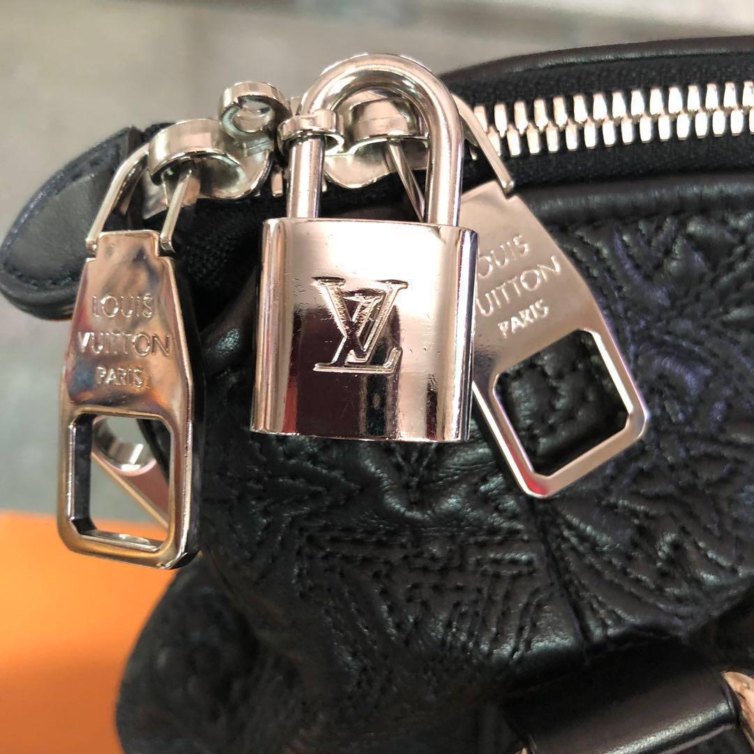 💯 Louis Vuitton Black Antheia Lambskin Leather Ixia MM Bag with original  receipt