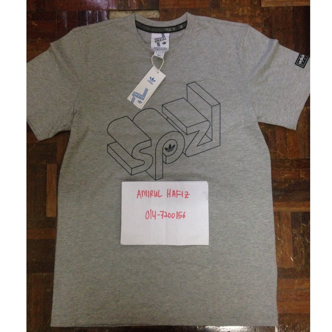 Adidas spezial cheap wireframe tee