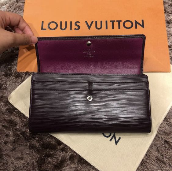 Louis Vuitton Epi Leather Sarah Wallet (SHF-23839) – LuxeDH