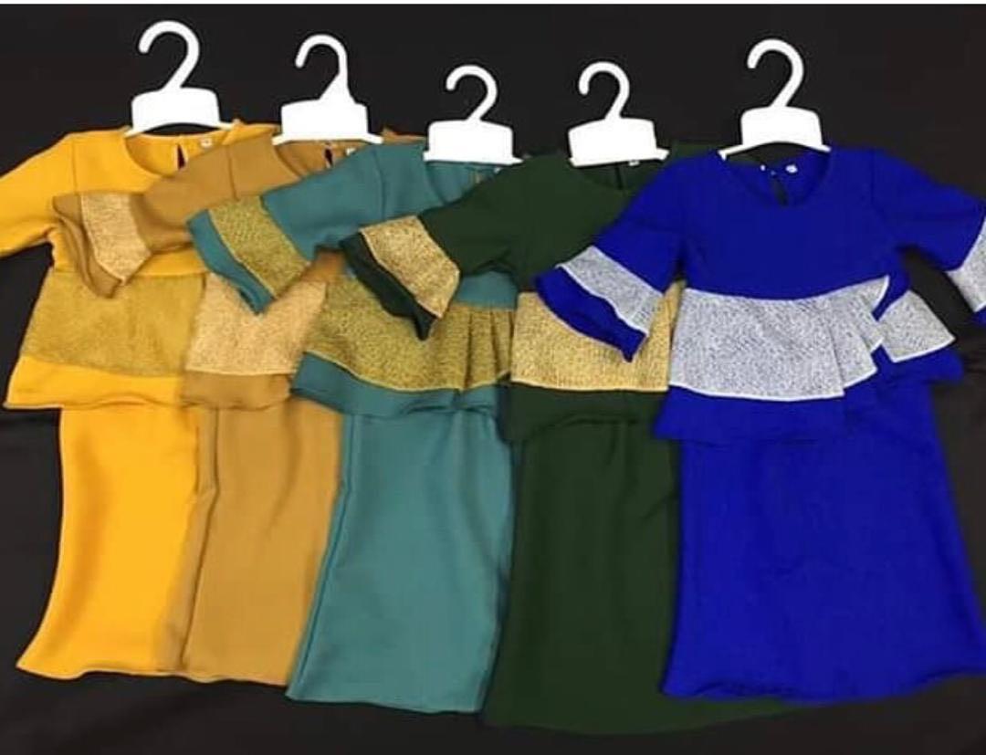 Baju Kurung 2 Layer Kanak Kanak Comel Babies Kids Girls Apparel 1 To 3 Years On Carousell