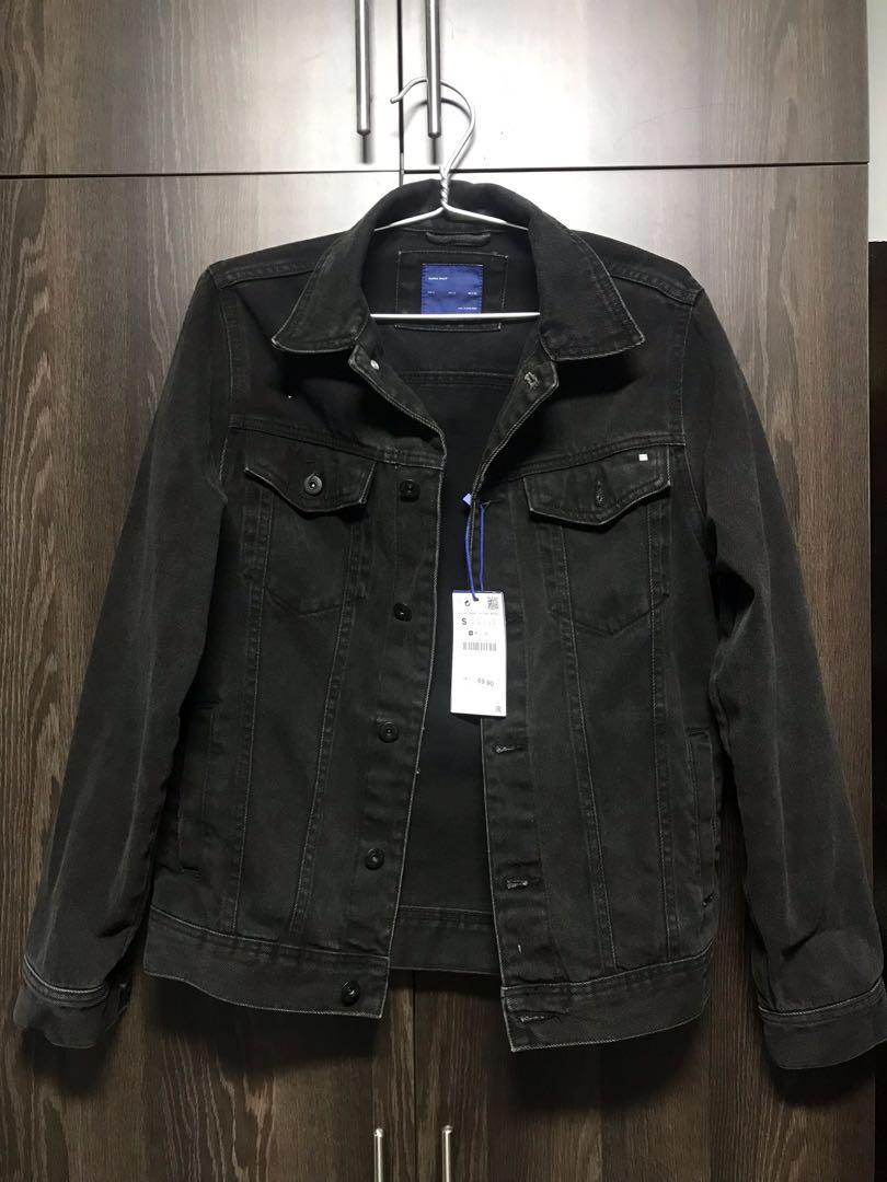 Mens jean jacket discount zara