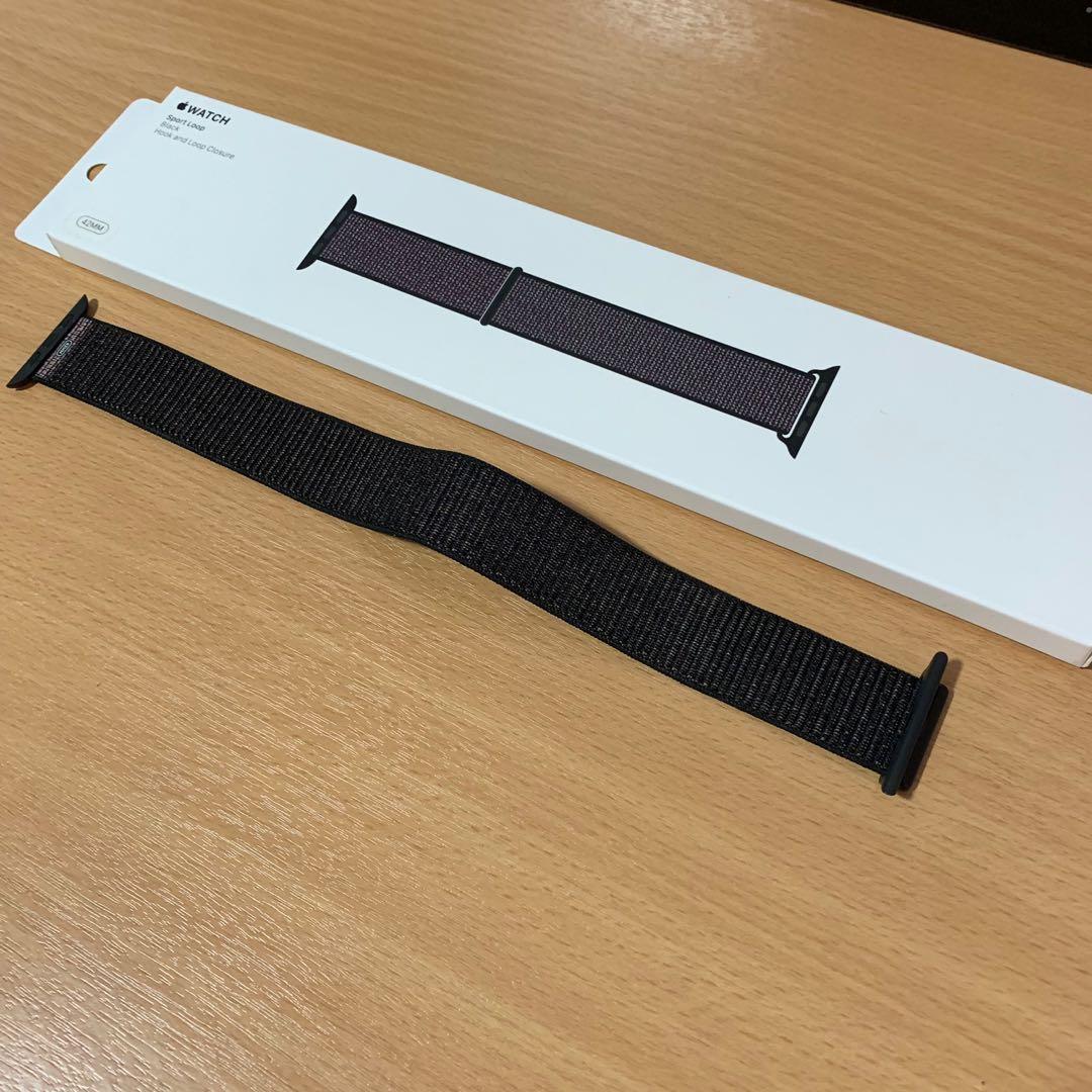 44mm black sport loop