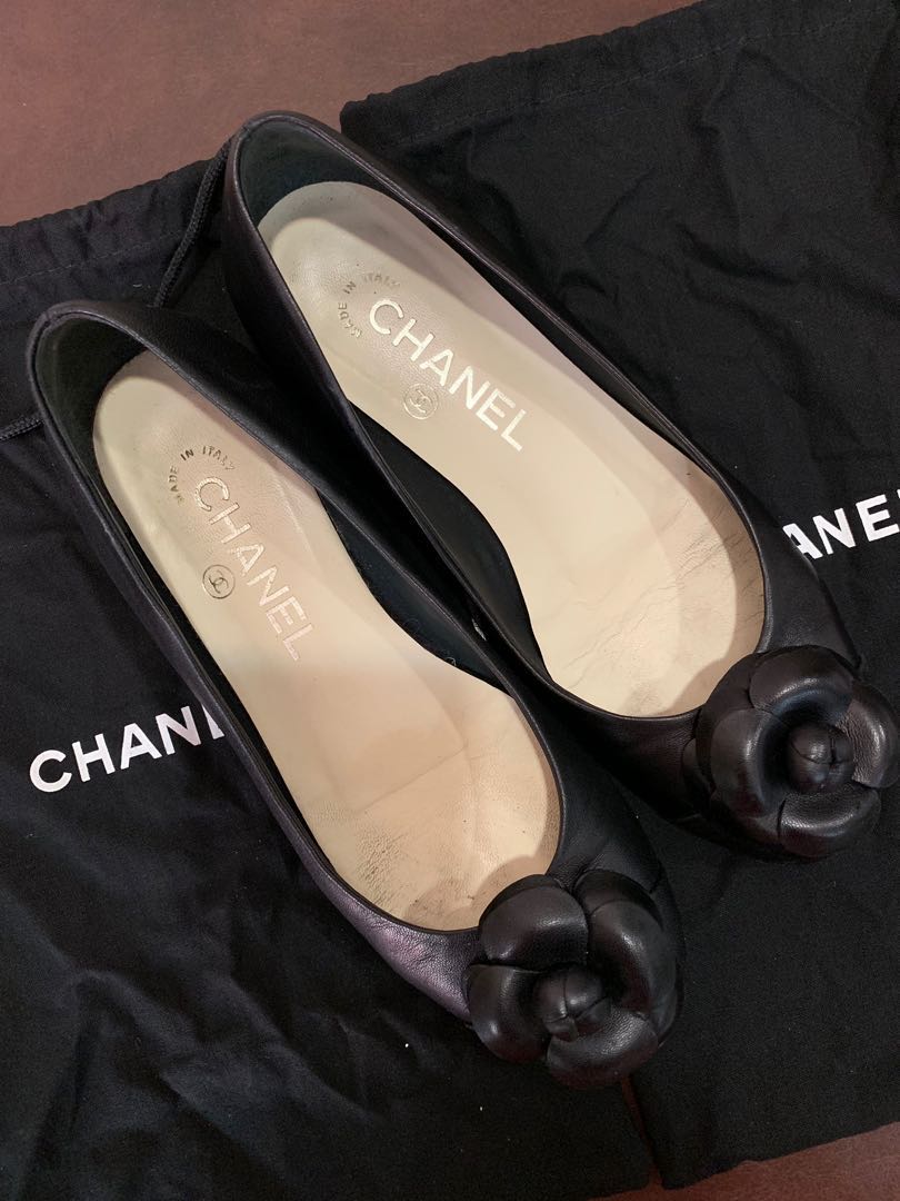 Chanel Camelia Ballerina Flats