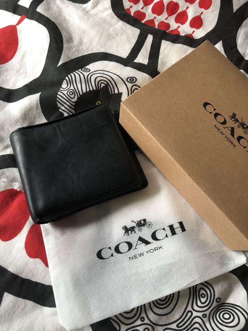 Coach Mens Wallet Authentic Luxury Bags Wallets Wallets On Carousell