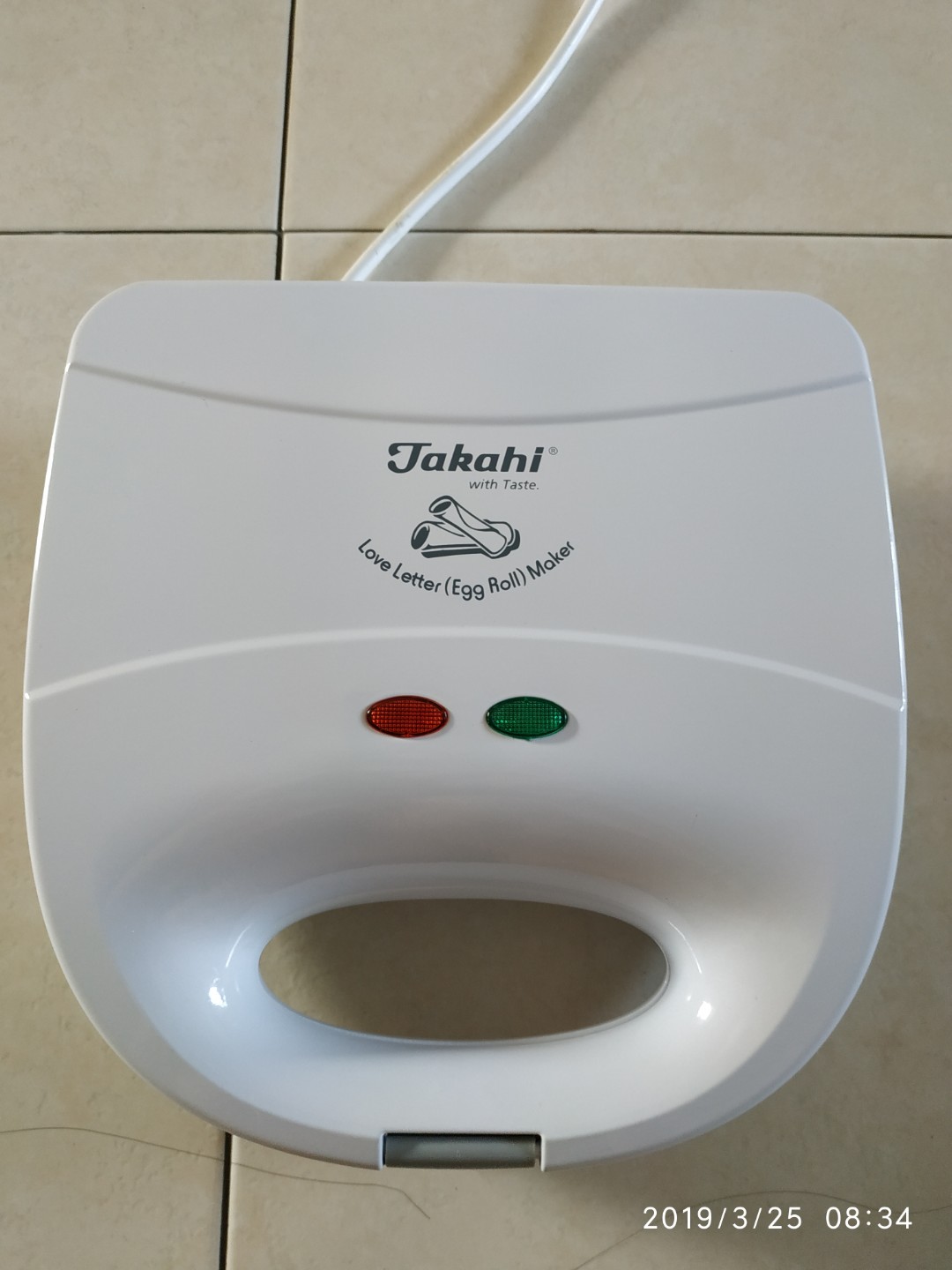 Electric Love Letter (egg roll) Maker, TV & Home Appliances, Kitchen