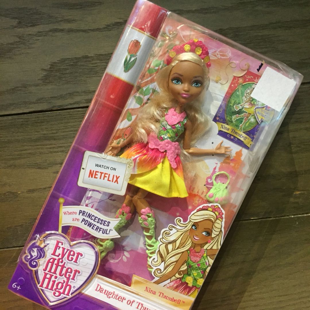 ever after high nina thumbell doll