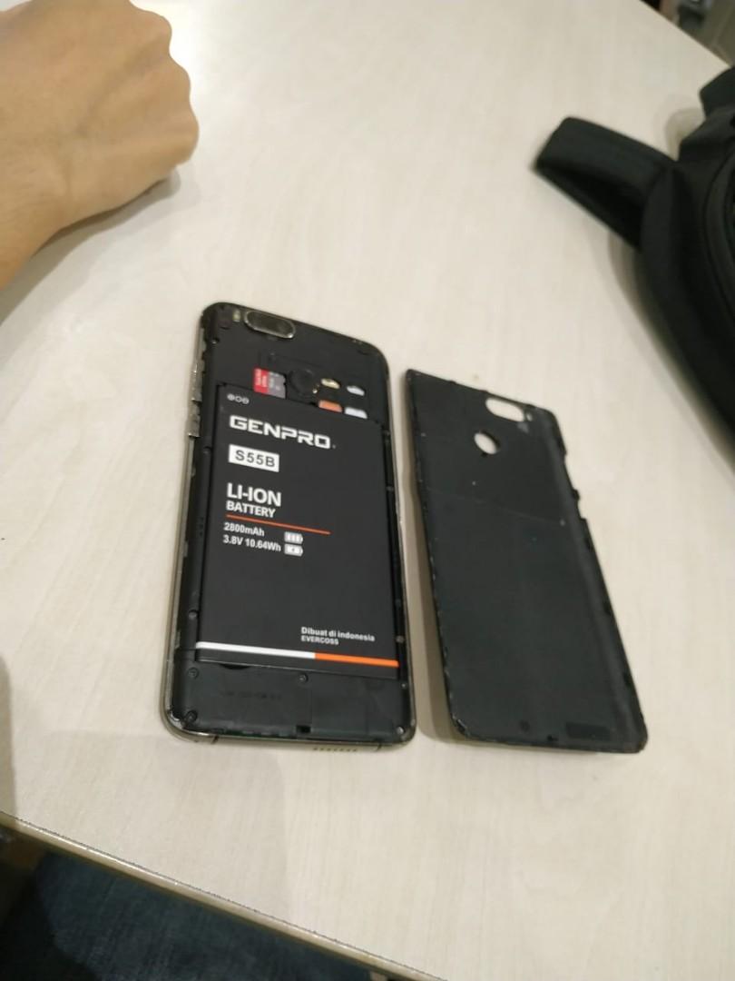 Evercoss Genpro S55b Ram 2 16gb Telepon Seluler Tablet Ponsel Android Lainnya Di Carousell