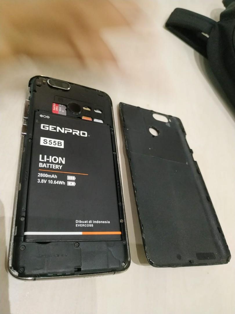 Evercoss Genpro S55b Ram 2 16gb Telepon Seluler Tablet Ponsel Android Lainnya Di Carousell