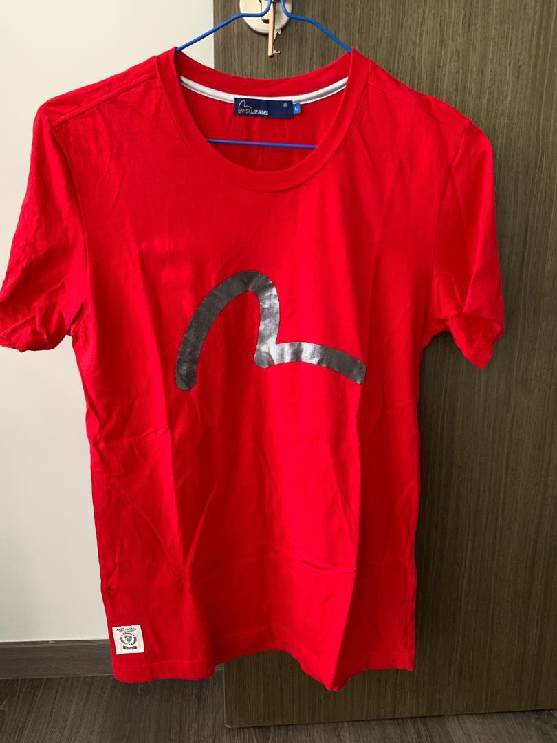 Evisu t shirt korea Clearance