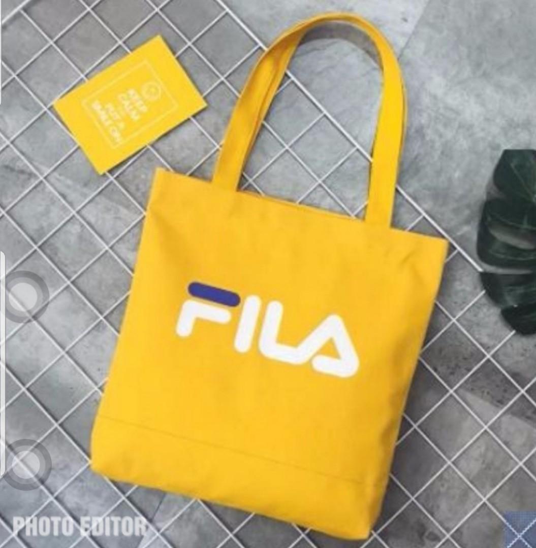 Yellow Fila Bag Sling Fila Tech Neon Green And Blue Nylon BackPack