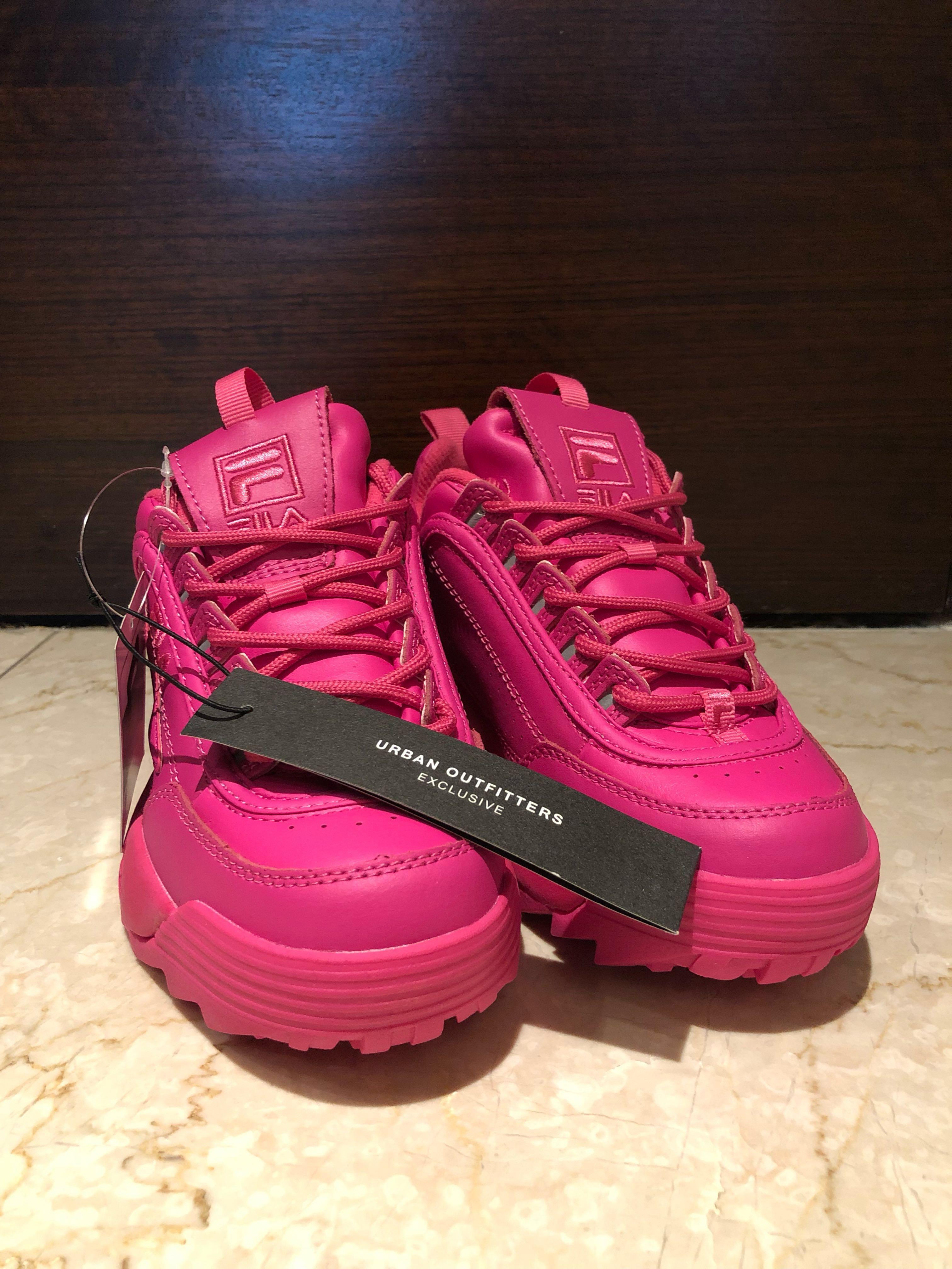 FILA Disruptor II PREMIUM Hot Pink, Women's Fashion, Footwear, Sneakers ...