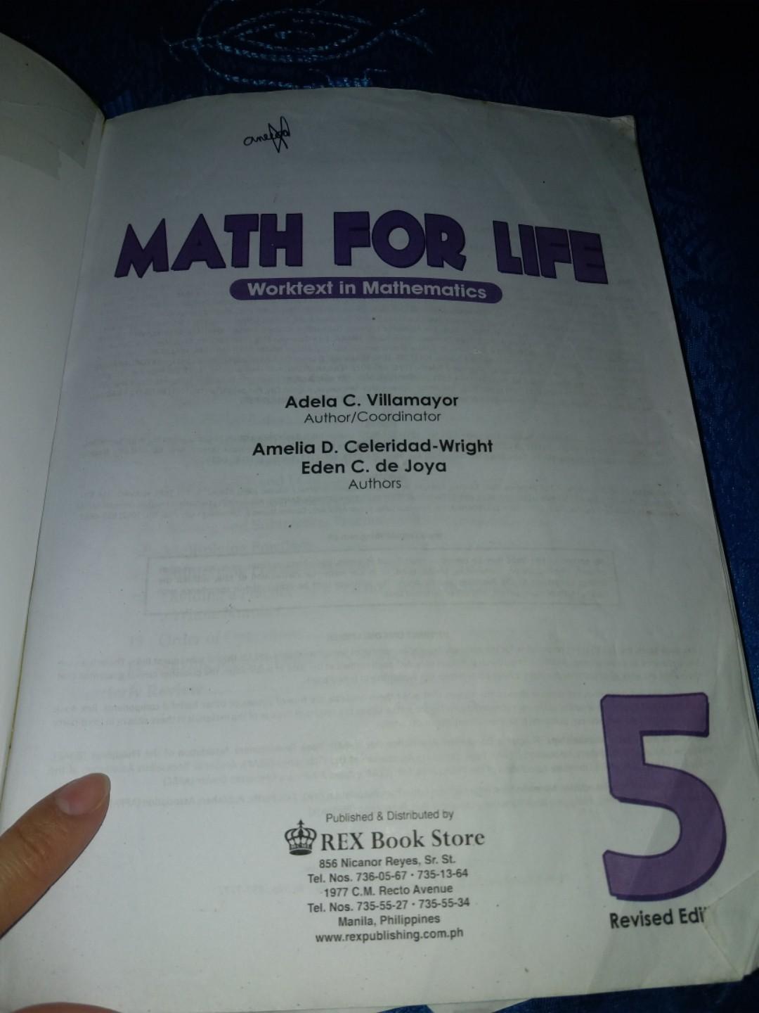 Grade 5 Math Book, Hobbies & Toys, Books & Magazines, Textbooks on ...
