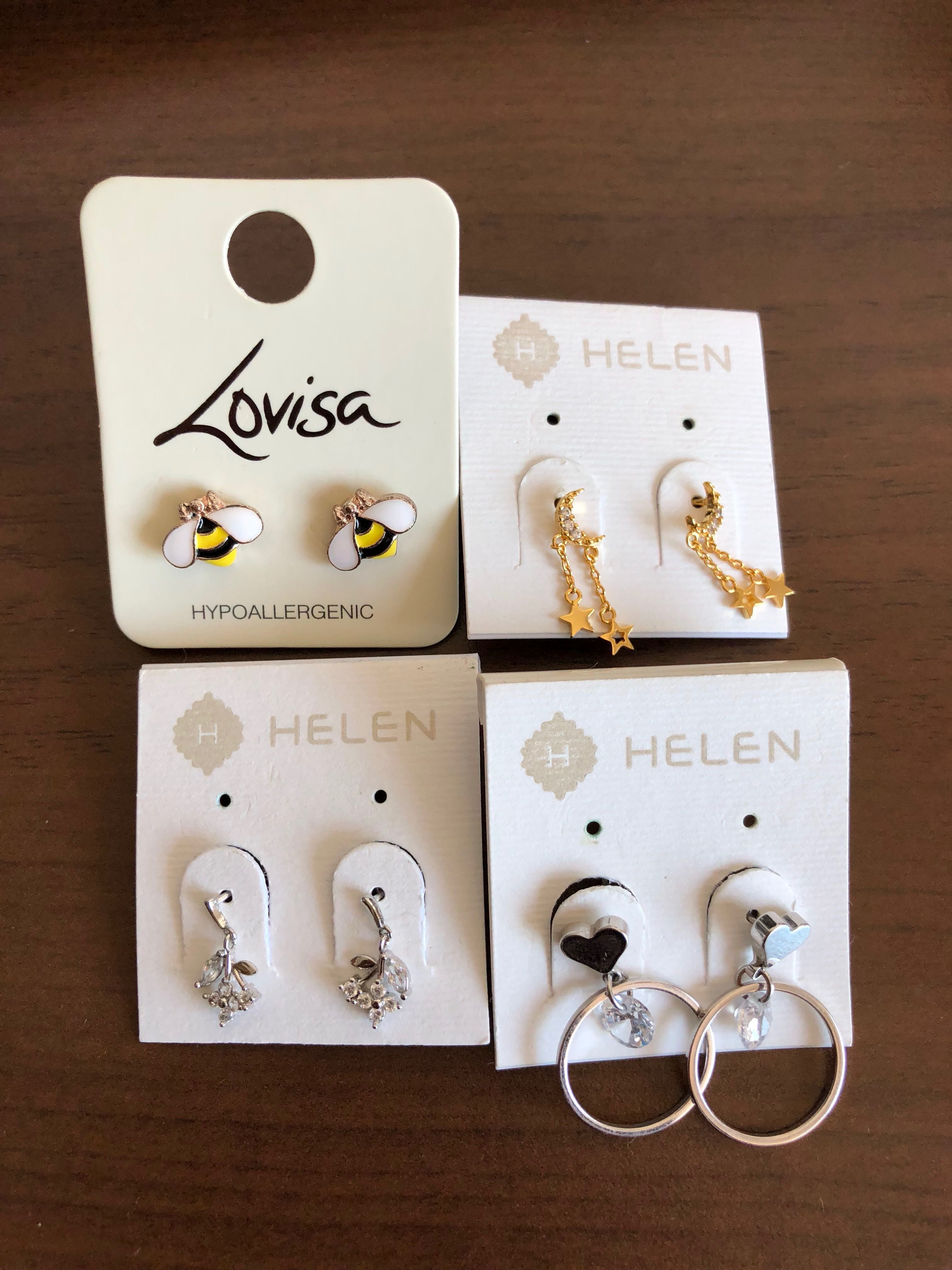 HELEN and Lovisa Earrings Women s Fashion Jewelry Organisers