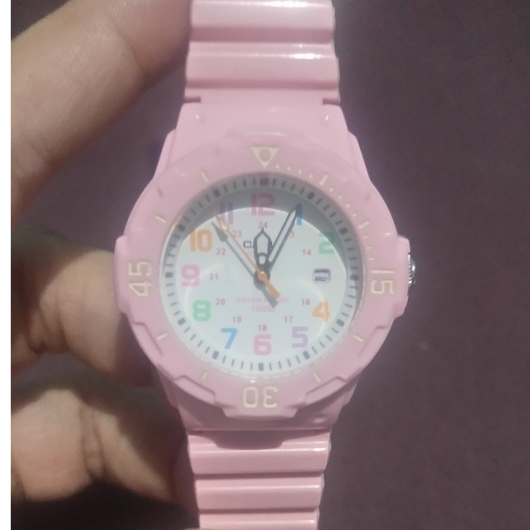 jam casio pink