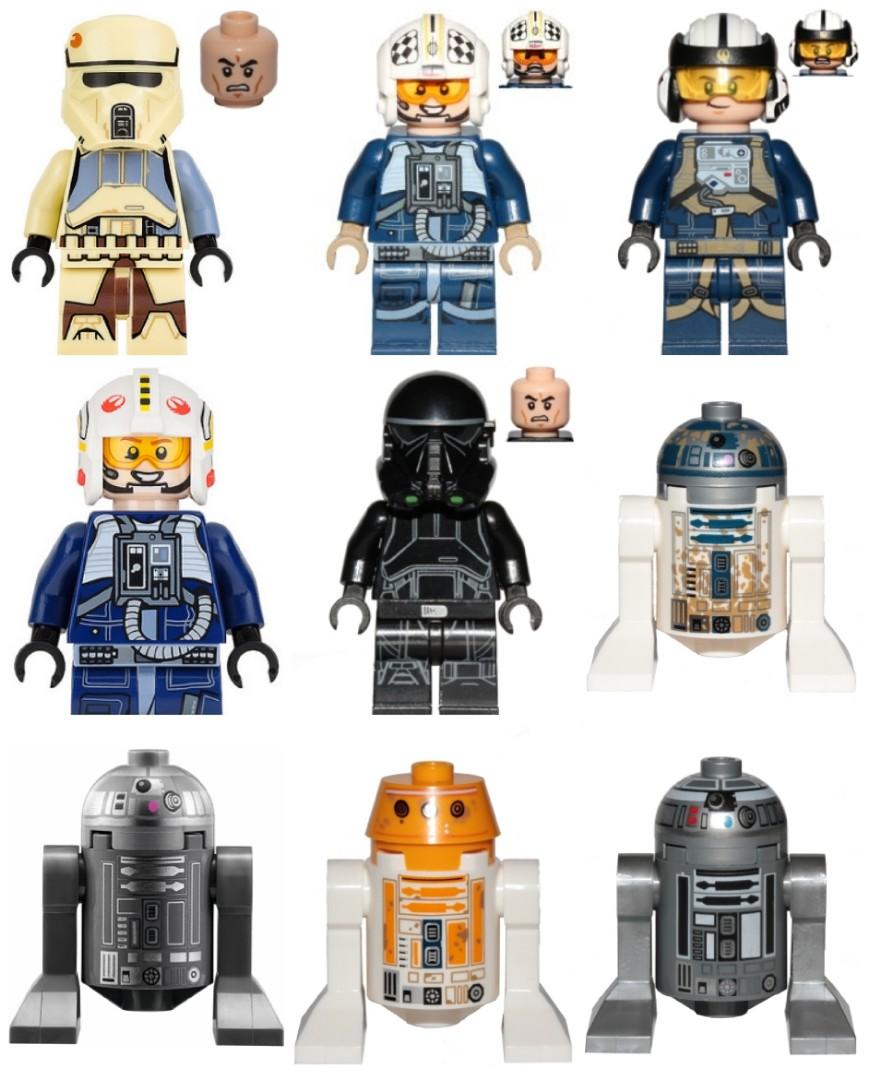 LEGO Figur Minifigur Minifigs Star Wars Episode 4/5/6 Dack Ralter Pilot sw0012