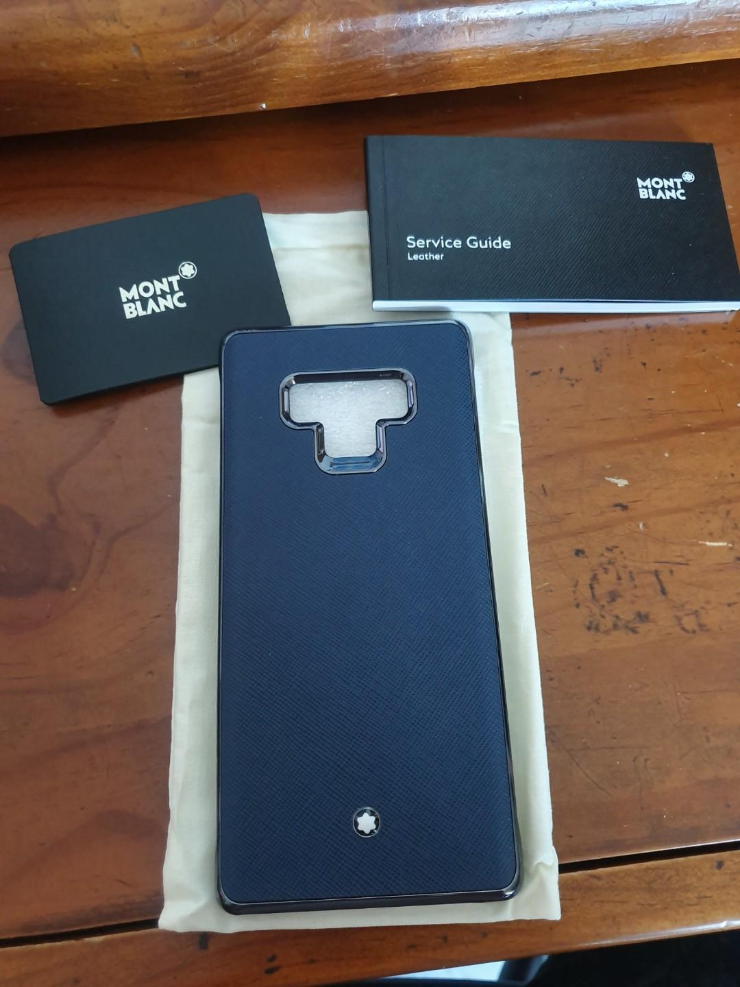 Montblanc Smart Leather Case for Samsung Note 9 Mobile Phones Gadgets Mobile Gadget Accessories Cases Sleeves on Carousell