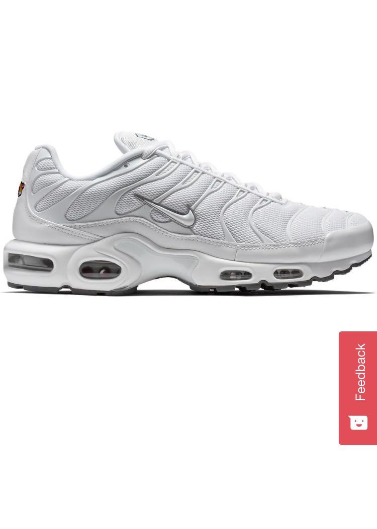 white and silver tns