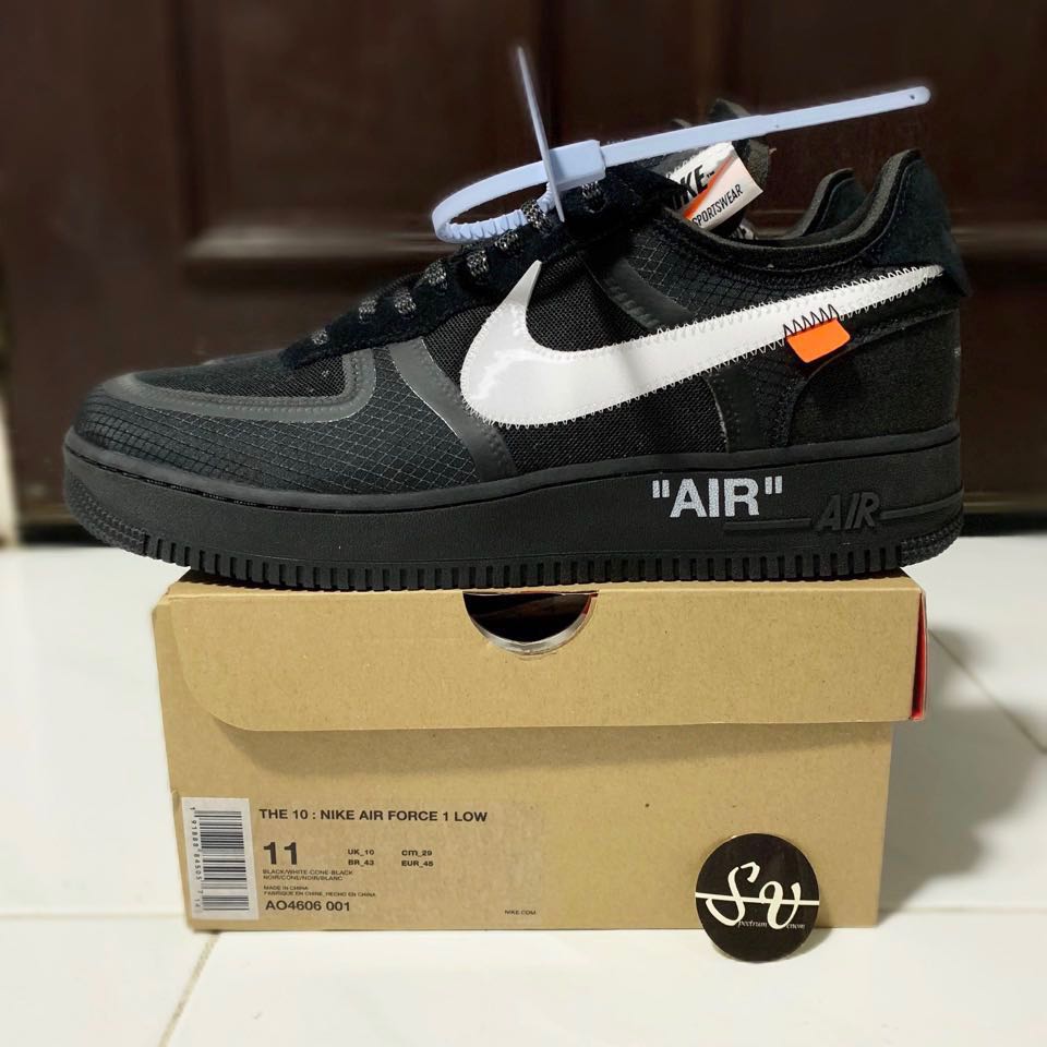 off white air force one box