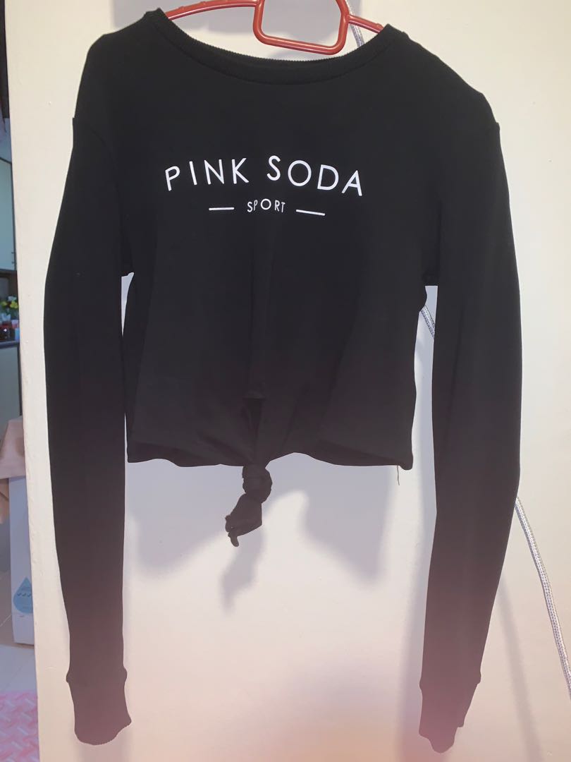 pink soda crop top