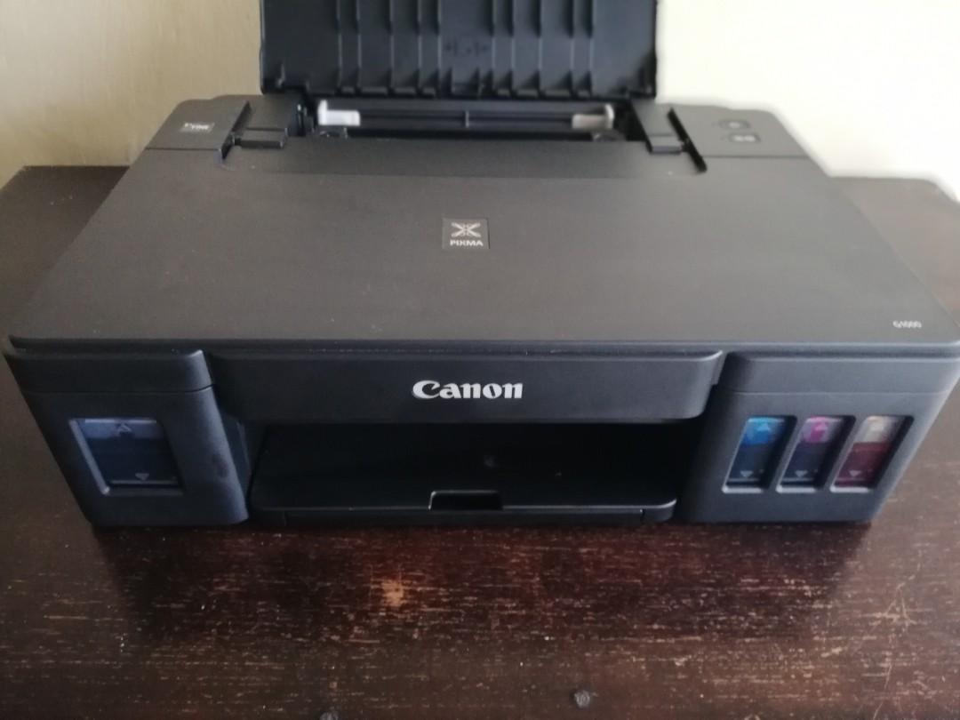 printer canon g1000 hasil mulus