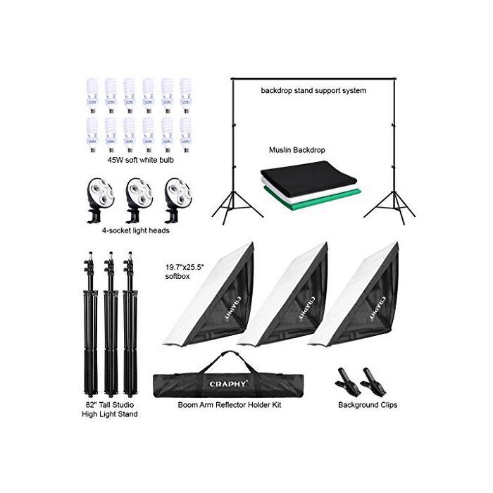 Professional Studio Complete Lighting Kit, Photography, Photography