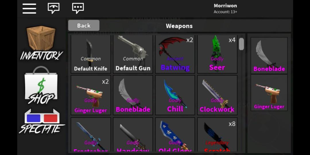 Roblox Murder Mystery 2 Trading Bulletin Board Looking For On Carousell - murder mystery 2 godly trades or buying no scamm roblox