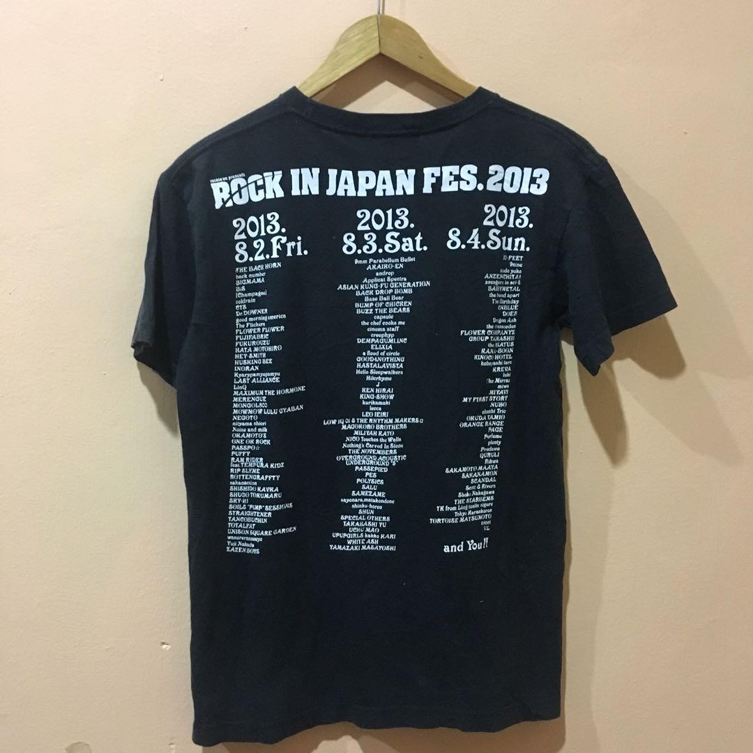Rock In Japan Festival 2013 Tshirt, Men's Fashion, Tops  Sets, Tshirts   Polo Shirts on Carousell